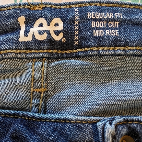 Lee Bootcut Jeans Boot Cut Mid Rise Regular Fit size 18 - Picture 8 of 10